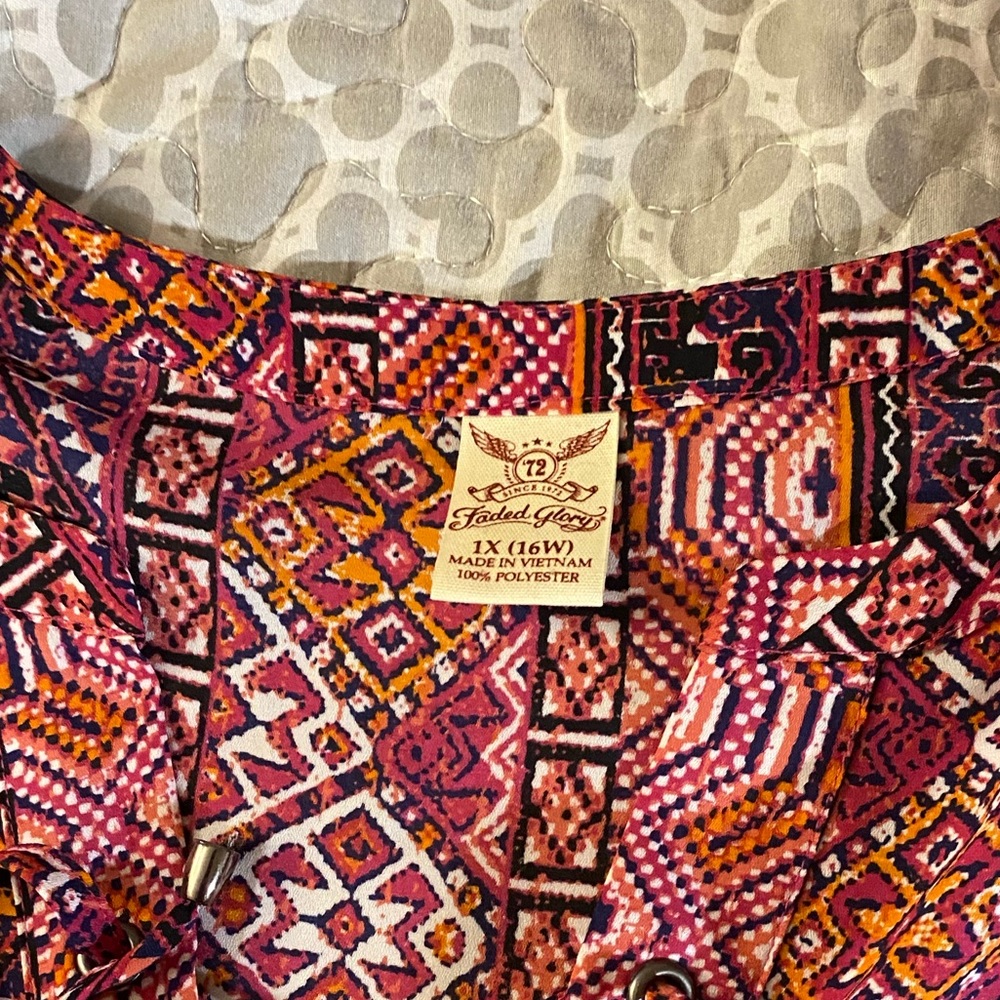 Pretty print blouse